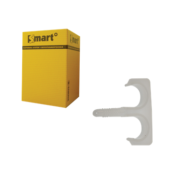 FIXATION CLIPS PONTET DOUBLE 16/19 (BOITE DE 50 PIECES)