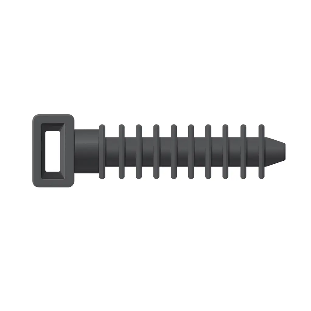 CHEVILLE POUR COLLIER DE CABLAGE 10x43 NOIR