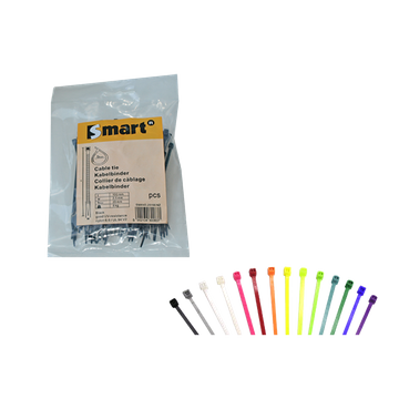 SMART COLLIER DE CABLAGE 4,8x200 / ORANGE (SACHET=100 PIECES) COLSON