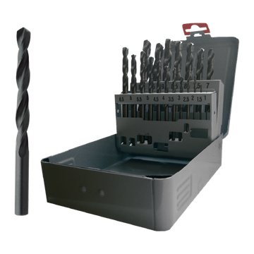 FORET HSS A METAL EN CASSETTE METAL 19 PCS