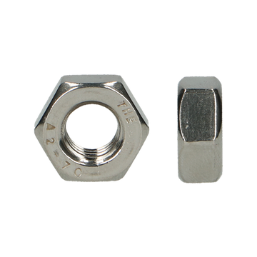 ECROU HEXAGONAL DIN 934 M10 A2/25 PCS