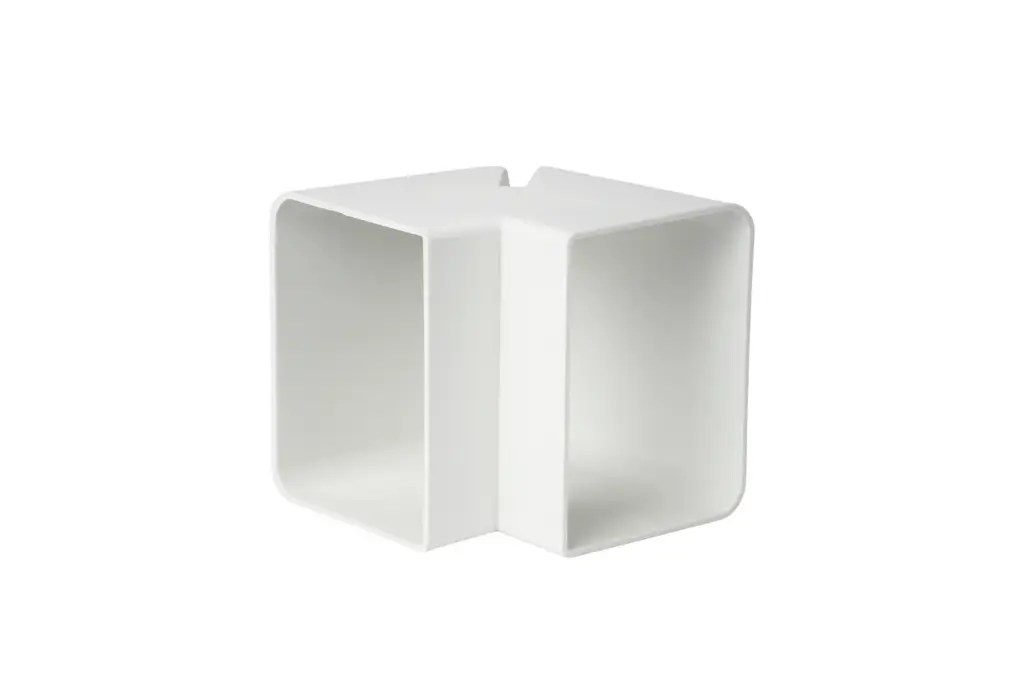 COUDE EXTERIEUR BLANC 90° D105 EIN.105W - GOULOTTE SPEEDI DUCT