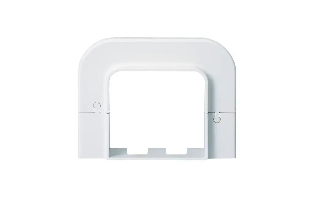 DEMI ROSETTE MURALE BLANC D070 FR.070W - GOULOTTE SPEEDI DUCT