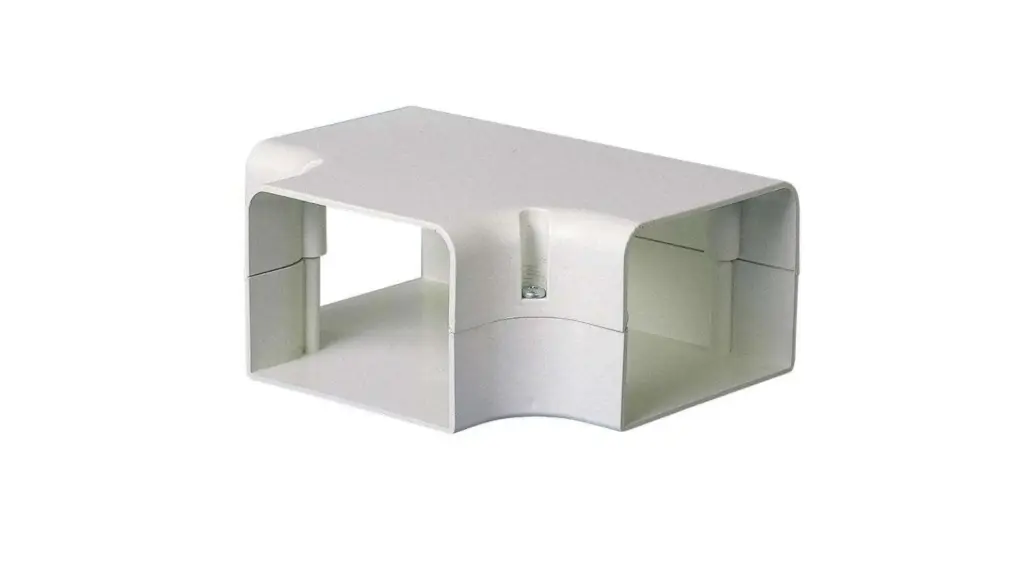 RACCORD T BLANC D105 TJ.105W - GOULOTTE SPEEDI DUCT