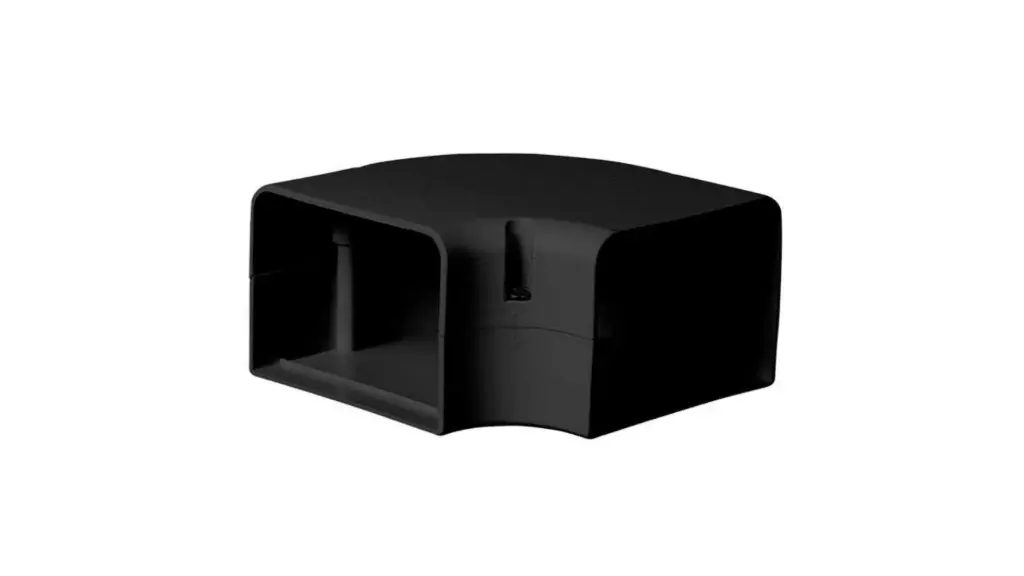 COUDE PLAT NOIR 90° D105 FB.105B - GOULOTTES SPEEDI DUCT