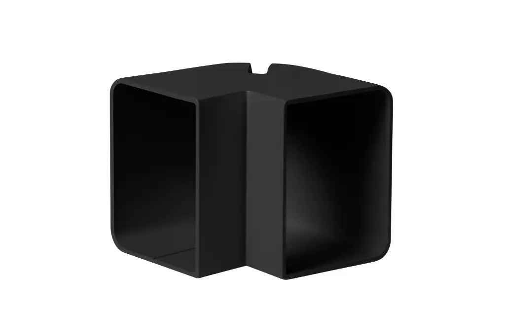 COUDE EXTERIEUR NOIR 90° D105 EIN.105W - GOULOTTE SPEEDI DUCT