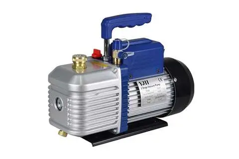 POMPE A VIDE 2 ETAGES COMPACT - 115L/MIN - CONVIENT POUR REFRIGERANT R32