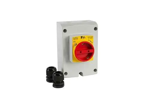 INTERRUPTEUR DE PROXIMITE POUR CLIM 4 POLES 40A 120x113x180MM