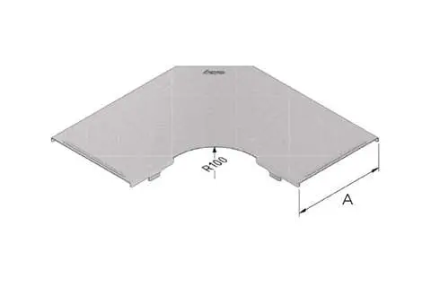 COUVERCLE CHEMIN DE CABLES COUDE 200MM SENDZIMIR