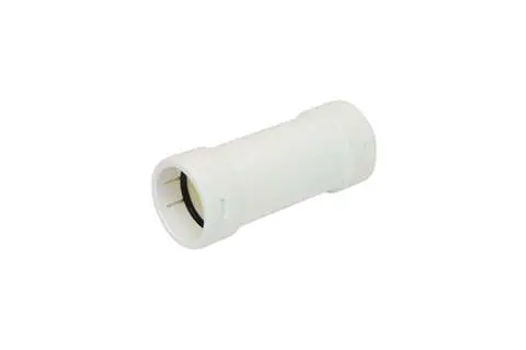 RALLONGE DROITE 180° DRAINPIPE Ø25MM BLANC