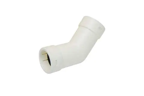 CONNEXION 45° RIGID DRAINPIPE Ø20MM BLANC