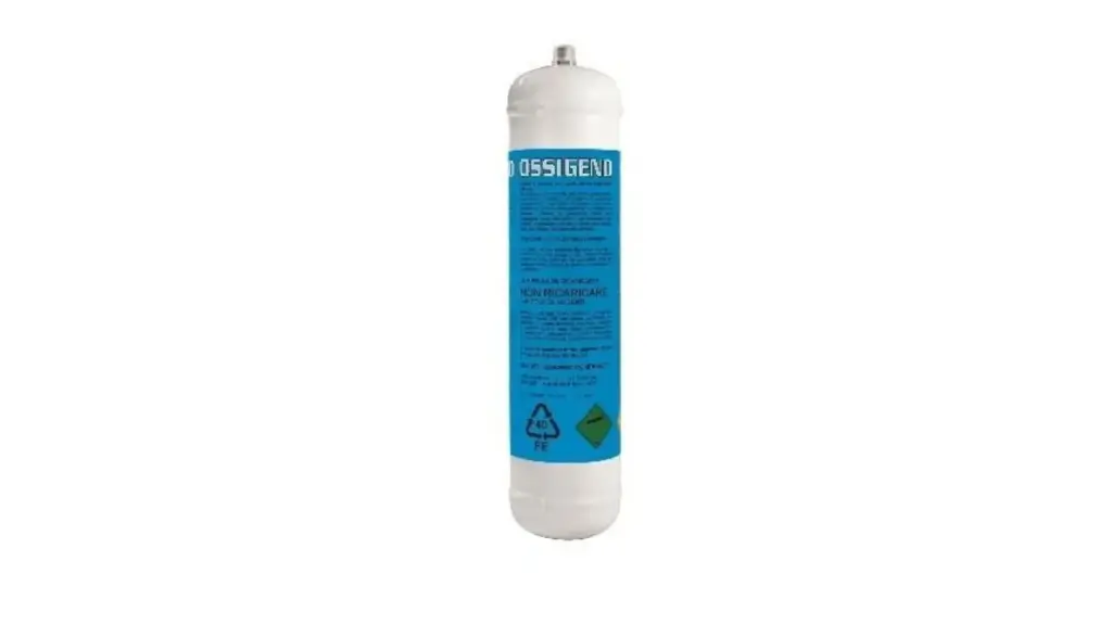 CYLINDRE DE REMPLACEMENT D'OXYGÈNE 100 L - 110 BAR