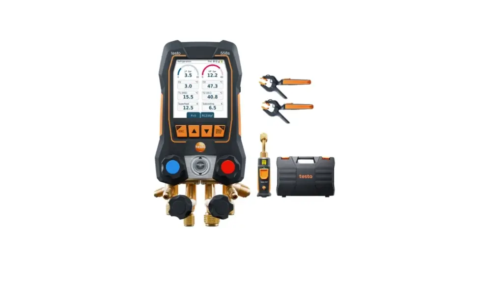 TESTO 558S KIT SMART VIDE - MANIFOLD AVEC 2 SONDES DE T° ET VACUOMETRE ET VALISE