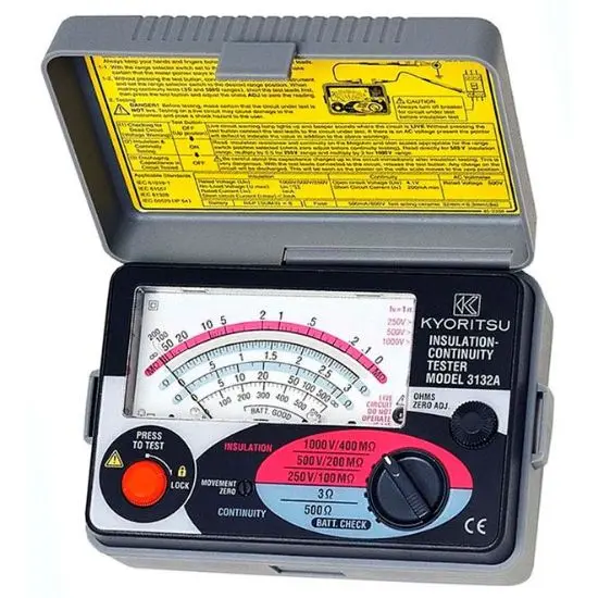 MODELE 3132A KYORITSU METRE ISOL&CONT. ANALOGUE