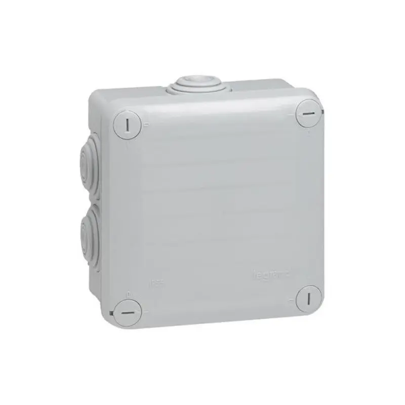 BOITE DE DERIVATION CARREE PLEXO IP 55 - 105 X 105 X 55 MM