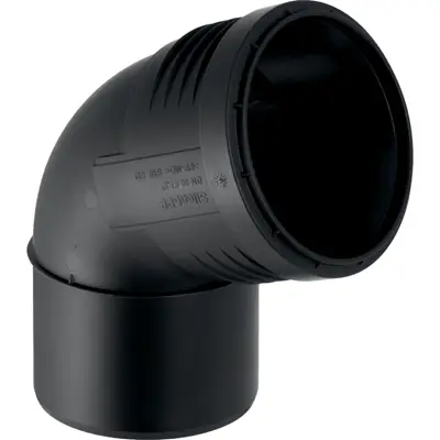 SILENT PP COUDE 67,5° AVEC MANCHON D324