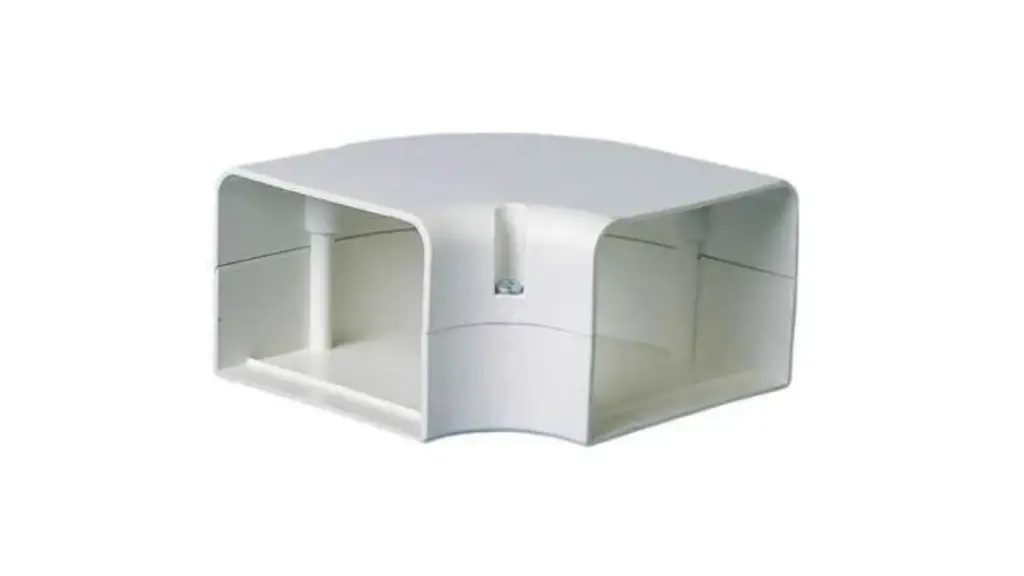 SPEEDIDUCT 150 COUDE PLAT 90° BLANC  