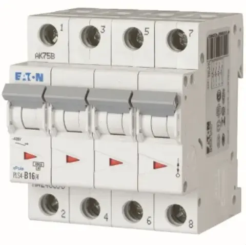 DISJONCTEUR 4P 16A 4,5KA C Eaton