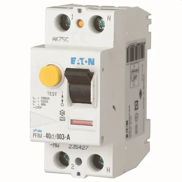 INTERRUPTEUR DIFFERENTIEL 2P 40A 30MA