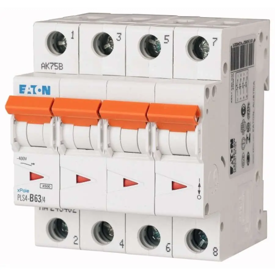 DISJONCTEUR 4P 63A 4,5KA C