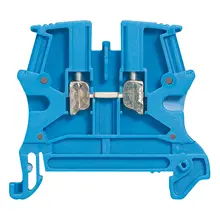 BORNE DE CONNEXION A VIS 6 MM² BLEU