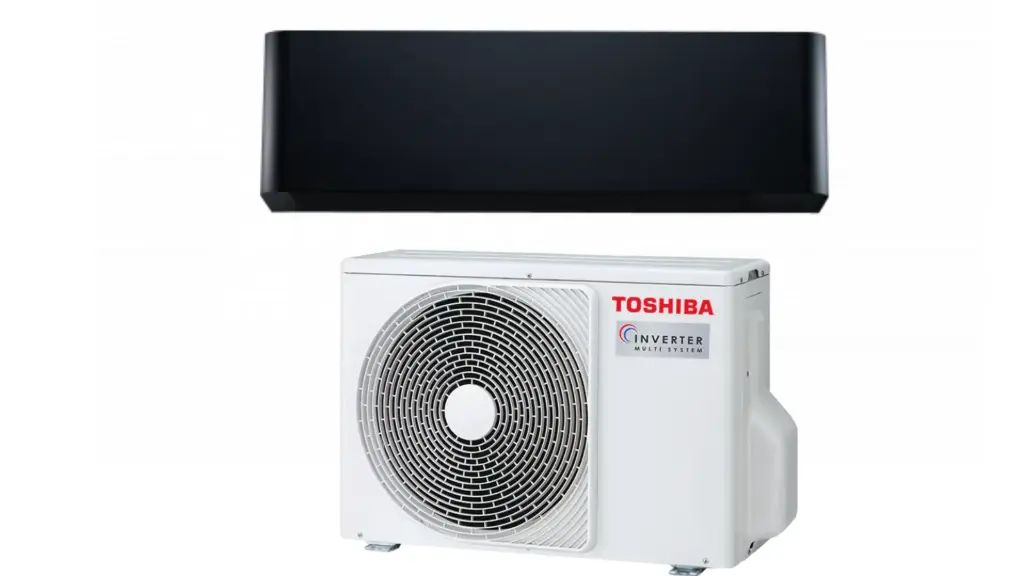 MONOSPLIT MURAL SHORAI CURVE 10P2KVSGB/10P2AVSG BLACK 2,5/+3,2 (TEL. IR INCL.+WIFI)