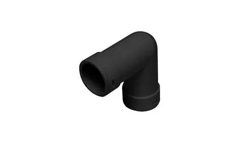CONNEXION 90° RIGID DRAINPIPE Ø20MM NOIR