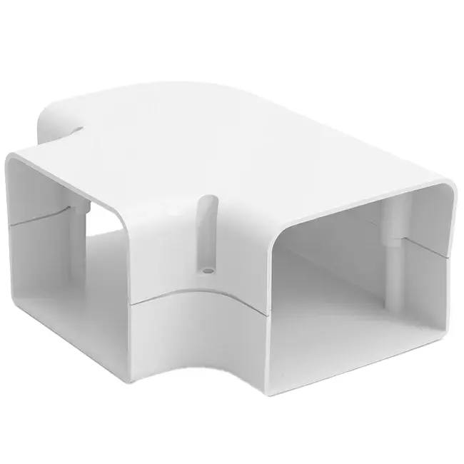 PIECE EN T 100X75MM RAL 9010 BLANC COOL   