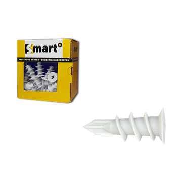 CHEVILLE AUTOFORANTE POUR GYPROC Ø13x32 PA6 (BTE=50 PIECES)