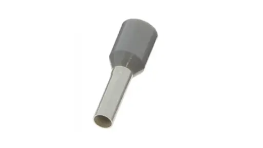 EMBOUT SIMPLE GRIS 2,5MM2 (100 PCS)