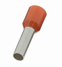 EMBOUT SIMPLE ORANGE 4MM2 (100 PCS)