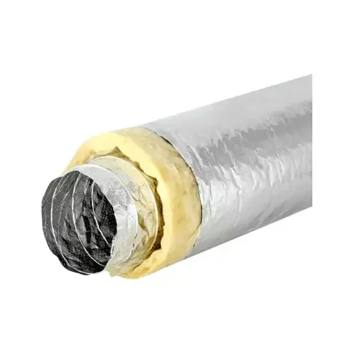 TUYAU DE VENTILATION SONODEC ISOLATION THERMIQUE ACOUSTIQUE Ø125 MM (10M)