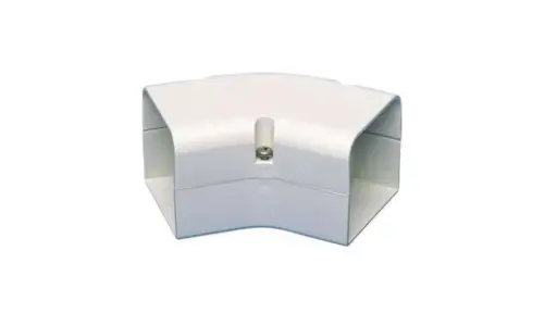 COUDE PLAT BLANC 45° D105 FB45.105W - GOULOTTE SPEEDI DUCT