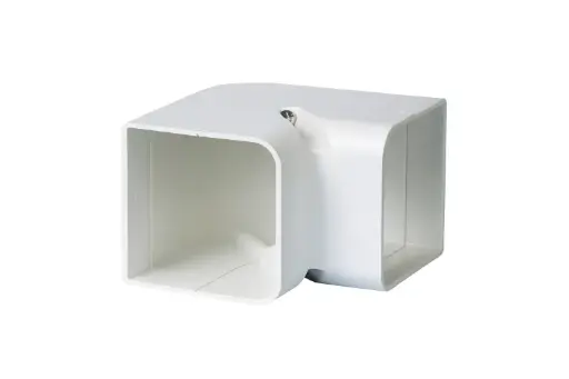COUDE INTERIEUR BLANC 90° PVC POUR SPEEDI DUCT D070