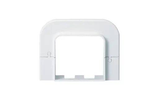 SPEEDIDUCT 70 DEMI ROSETTE MURALE BLANCHE