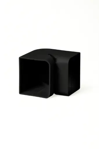 COUDE INTERIEUR NOIR 90° PVC POUR SPEEDI DUCT D105 EB.105B