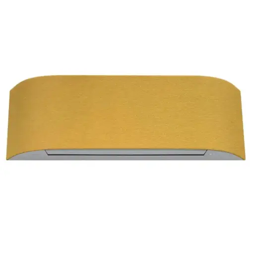 HOUSSE HAORI FAITE MAIN JAUNE MOUTARDE