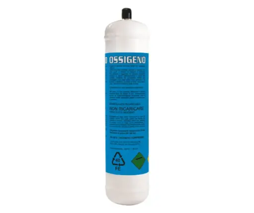 CYLINDRE DE REMPLACEMENT D'OXYGENE 100L 110 BAR