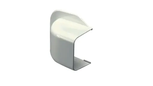 PASSAGE MURAL COURBE 80x60MM NICCONS