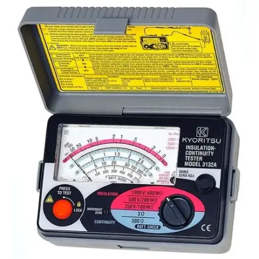 MODELE 3132A KYORITSU METRE ISOL&CONT. ANALOGUE