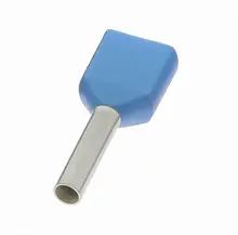 EMBOUT DOUBLE BL 2X0,75MM2 (100 PCS) 