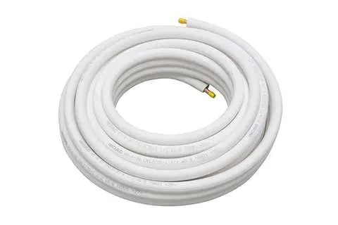 CUIVRE ISOLE SIMPLE 1/4 BLANC 25M