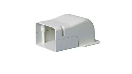 CACHE MURAL AVEC ANGLE - 150MM/SPEEDI DUCT BLANC