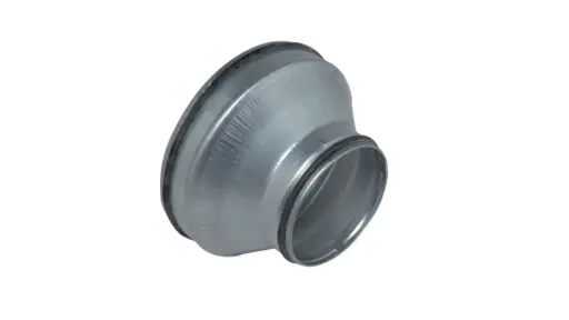 REDUCTION CONIQUE CONCENTRIQUE GALVANISEE AVEC JOINT Ø180/125