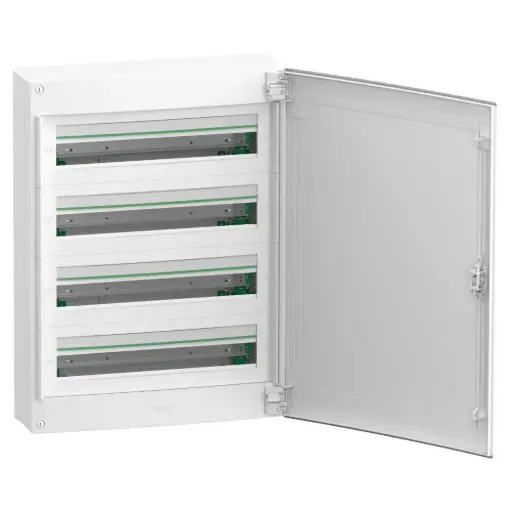 LVSXL424 – COFFRET SCHNEIDER PRISMASE T XS 4 RANGEES (96 MODULES) – PORTE PLEINE