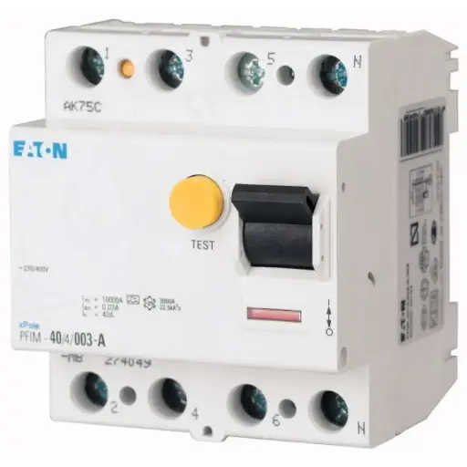 INTERRRUPTEUR DIFFERENTIEL 4P 63A 300MA
