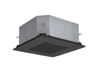 SA3250B SPLIT CASSETTE COMPACTE -5.0/+5.3KW (PANNEAU ET TEL.CABLEE INCL.)Black