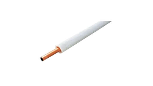 CUIVRE ISOLE SIMPLE 3/4  BLANC 20M