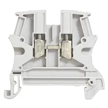 Borne de connexion à vis 6 mm² gris