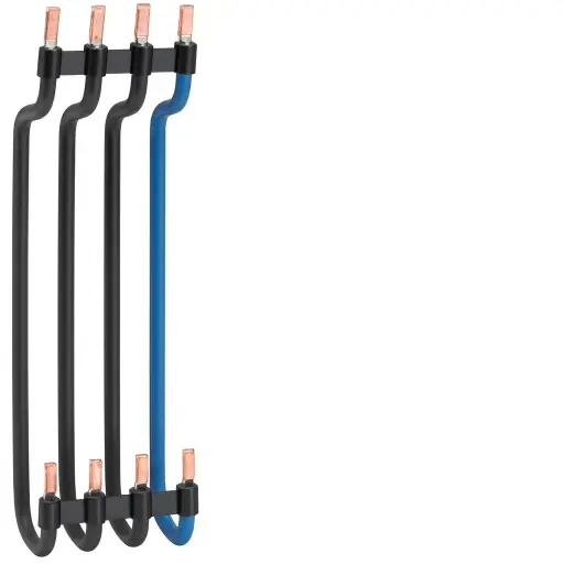 HAGER - PONTAGE VERTICAL INTER-RANGEES NOIR BLEU - KC450